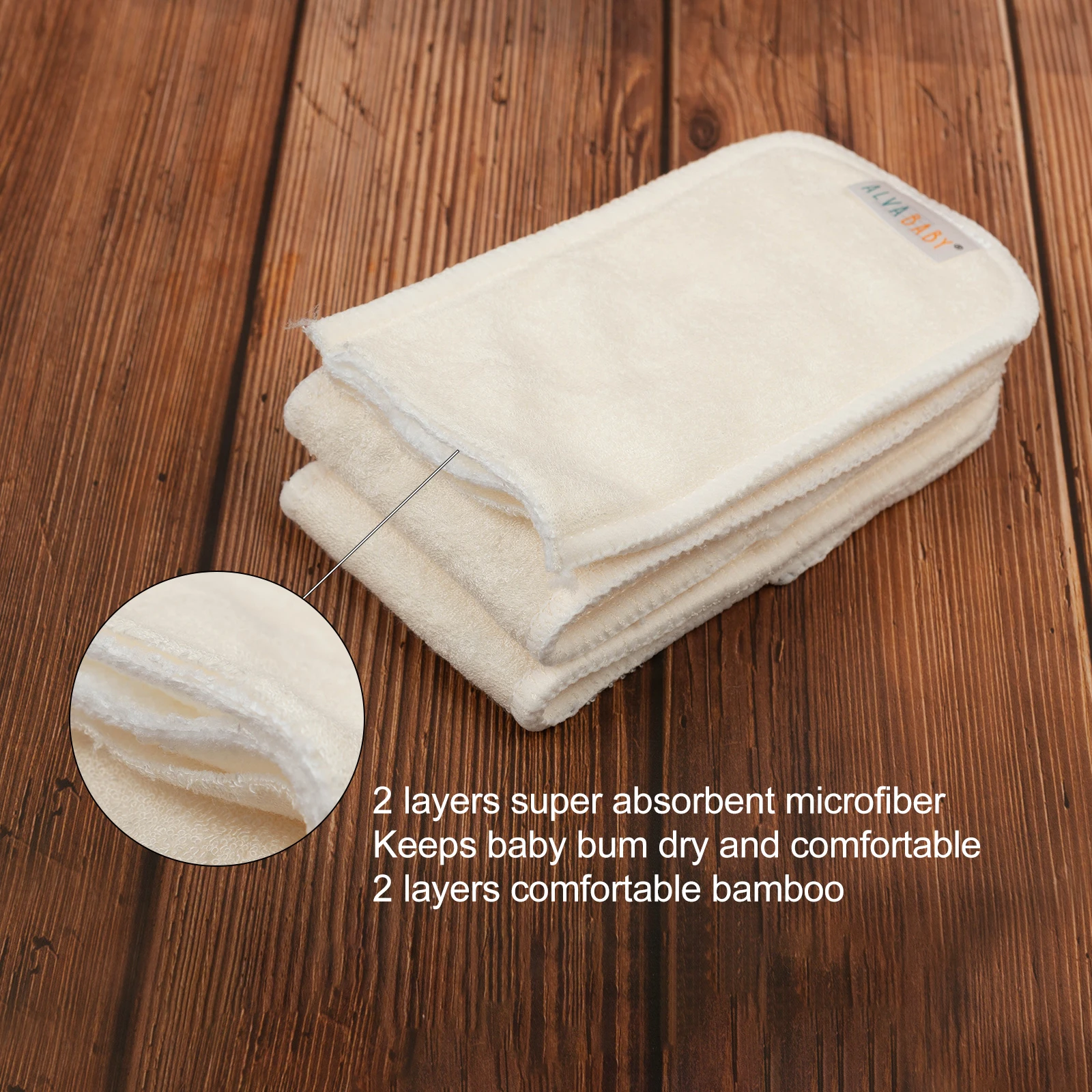 6pcs Newborn Bamboo Inserts AL - огляд і ціна Pampers Diaper Premium Care