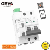 GEYA Tuya MCB Wifi Recloser Remote Control Circuit Breaker GRD9L-W 2P MCB 6KA Automatic Wireless Interruptor Reclosing Switch