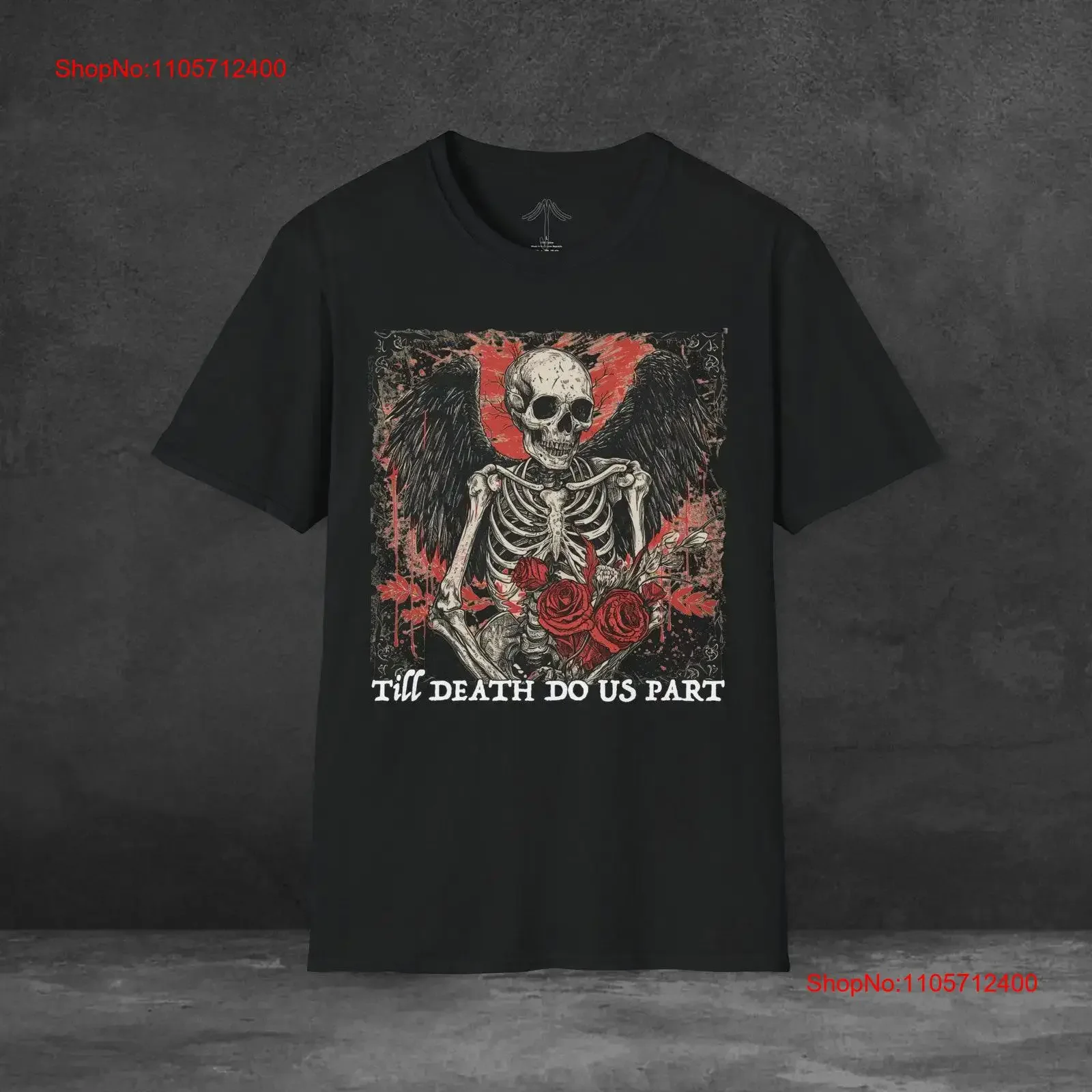 Till Death Do Us Part Valentines T Shirt Birthday Anniversary vintage Washed Casual homme graphic Versatile Breathable Soft