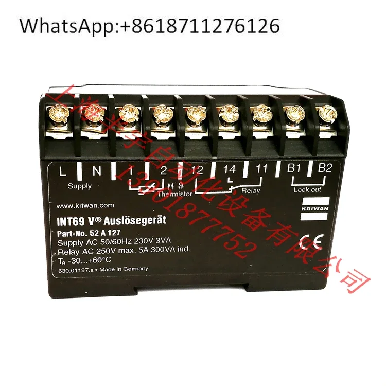 Original KRIWAN compressor thermal protection module INT69V BITZER compressor protector