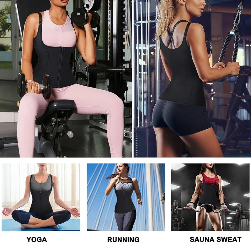 Ladies' Shapewear Waist Trainer Belt Tightening Underbust Corset Zipper Closure Abdomen Control Slimming Body Shaping Underwear