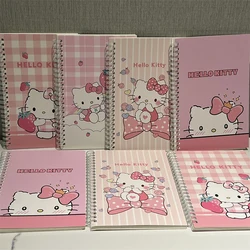 Cartoon Sanrio Hello Kitty Kuromi Notebook A5 Coil Notebook Kawaii Minimalist Student Notebook School Writing Tool Office Suppli