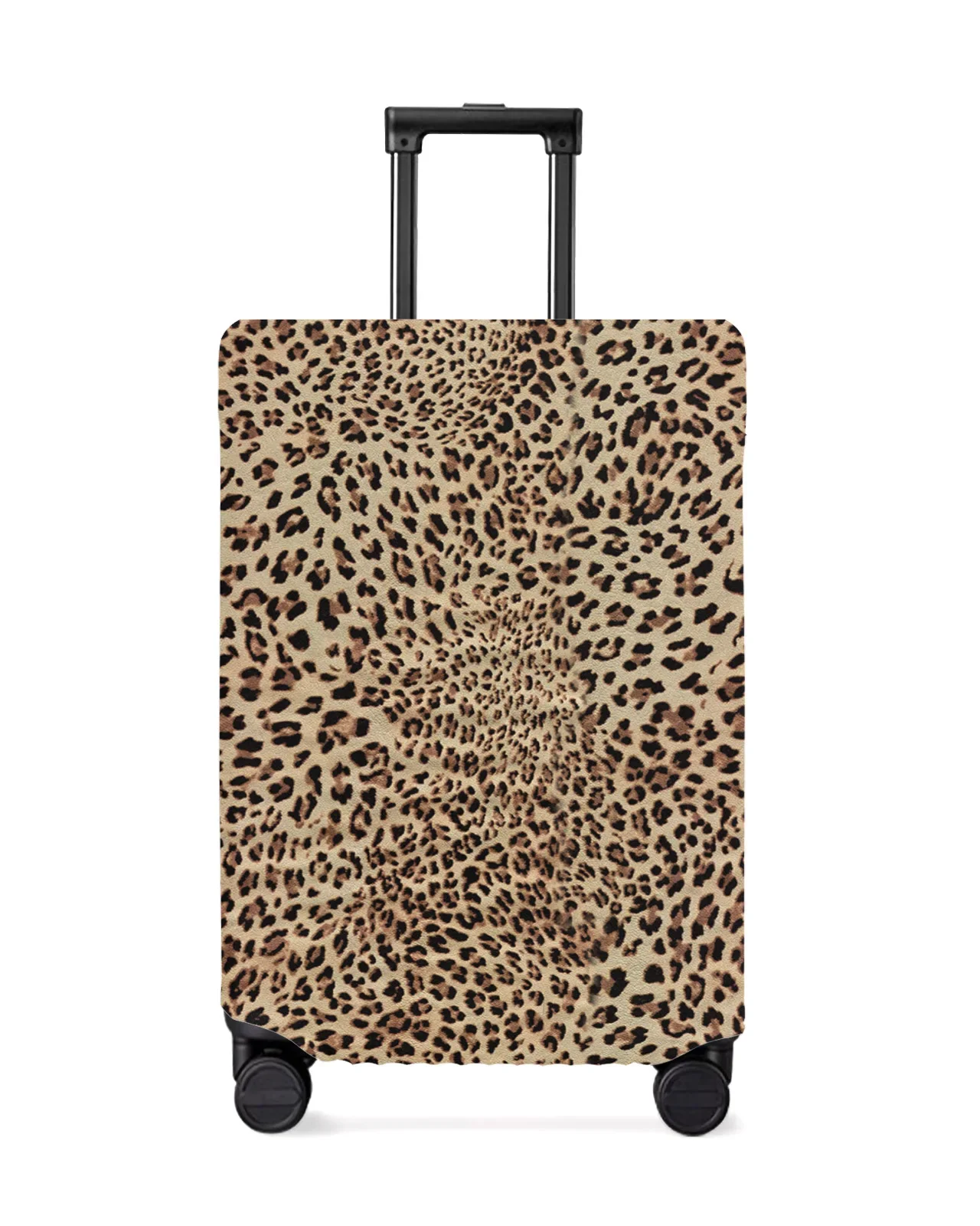 Leopard Textura Viagem Bagagem Capa Elástica, mala de poeira bagagem, adequado para 18-32 "Mala, acessórios