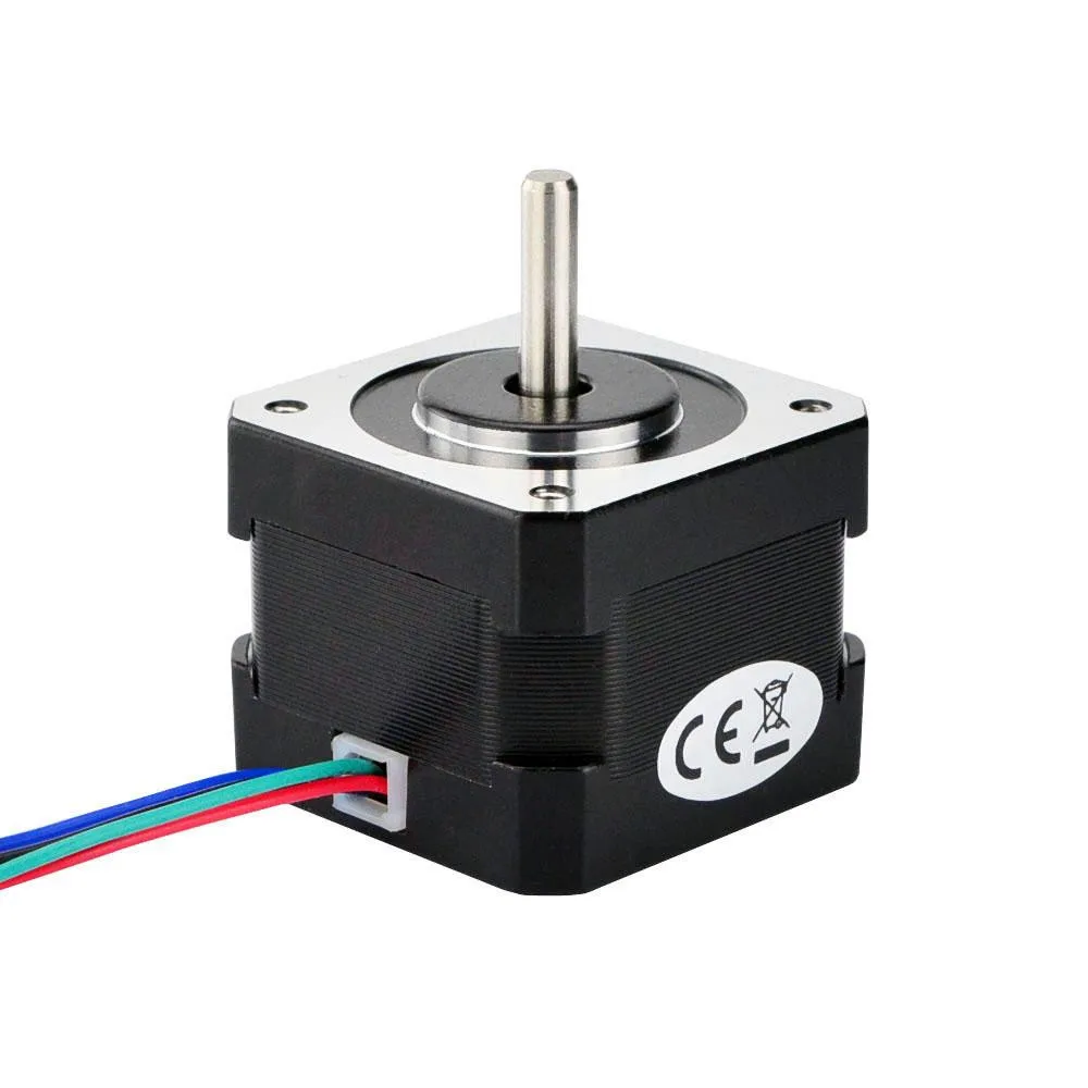 5PCS Nema 17 Stepper Motor 34mm 0.4A 26Ncm(36.8oz.in) 12V Bipolar Nema17 Motor 4-lead for CNC Reprap DIY 3D Printer
