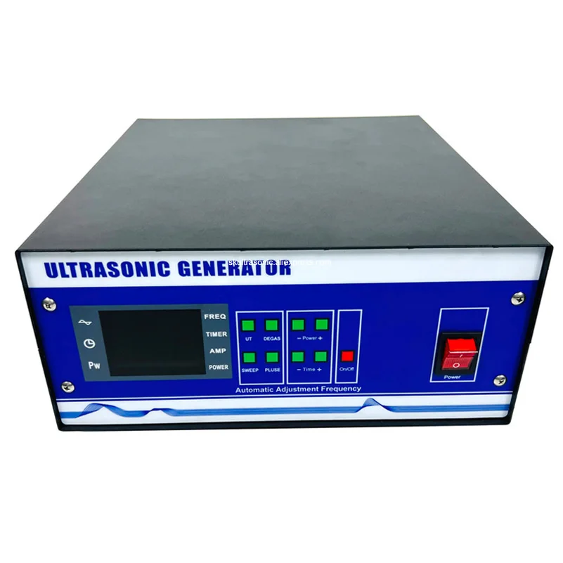 2000Watt Industrial Ultrasonic Generator For Engine Block Part Cleaning System Washing Device 28KHz-40KHz Adjustable Frequency