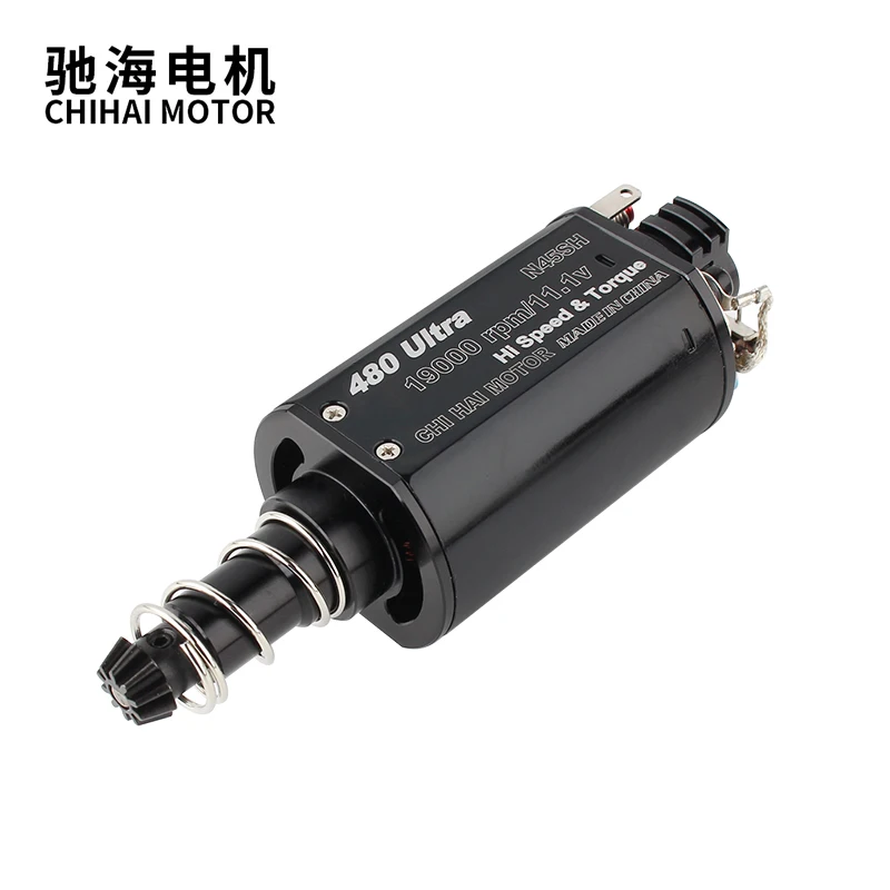 Chihai Motor CHF-480Ultra-28TPA 19K CNC High Torque Large Silver Brush N45SH NdFeB Magnet Airsoft Motor For Hunting Accessories