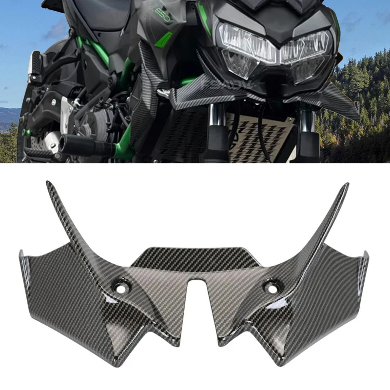 

Для Kawasaki Z650 удлинитель капота, спойлер, крышка z650 2021 2022 2023 2024, крыло переднего колеса мотоцикла, удлинитель клюва, носового конуса