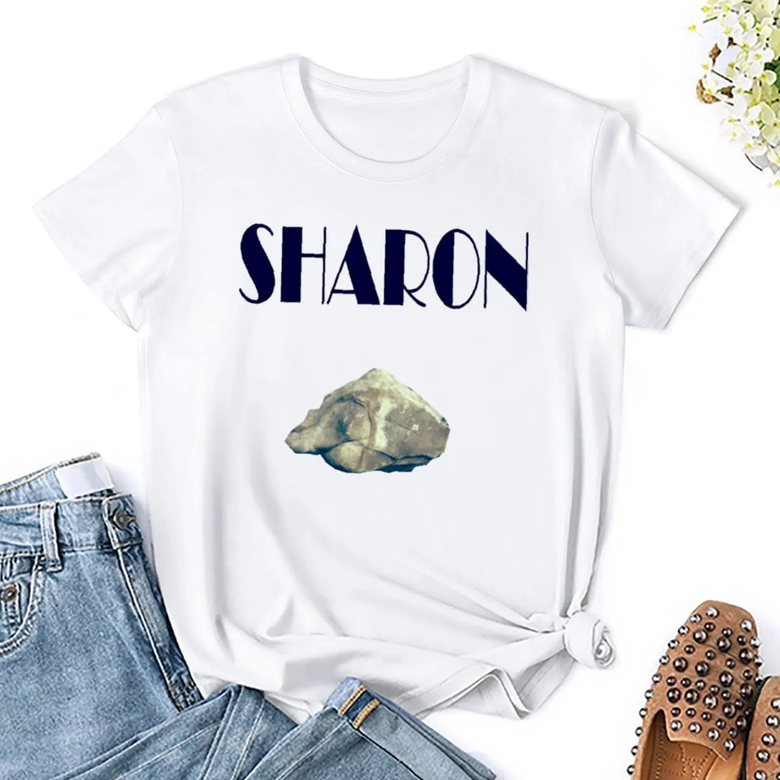 Sharon Stone Classic For Sale 1 Round Neck T-shirt Campaign Tshirt Graphic Cool Cute Aactivity Competition