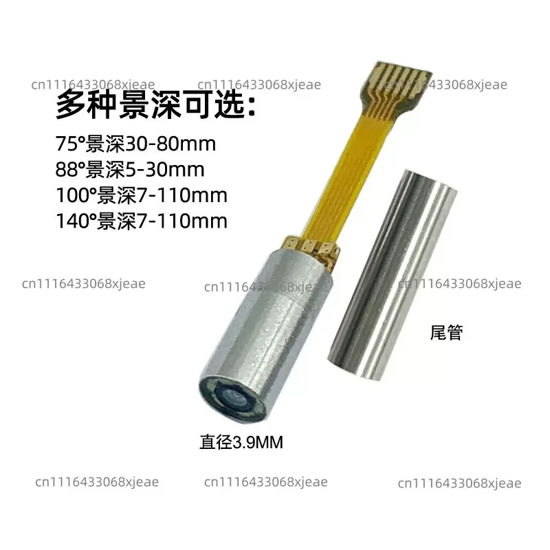 3.9mm diameter ultra-fine HD endoscope, industrial pipeline automotive maintenance inspection probe, USB