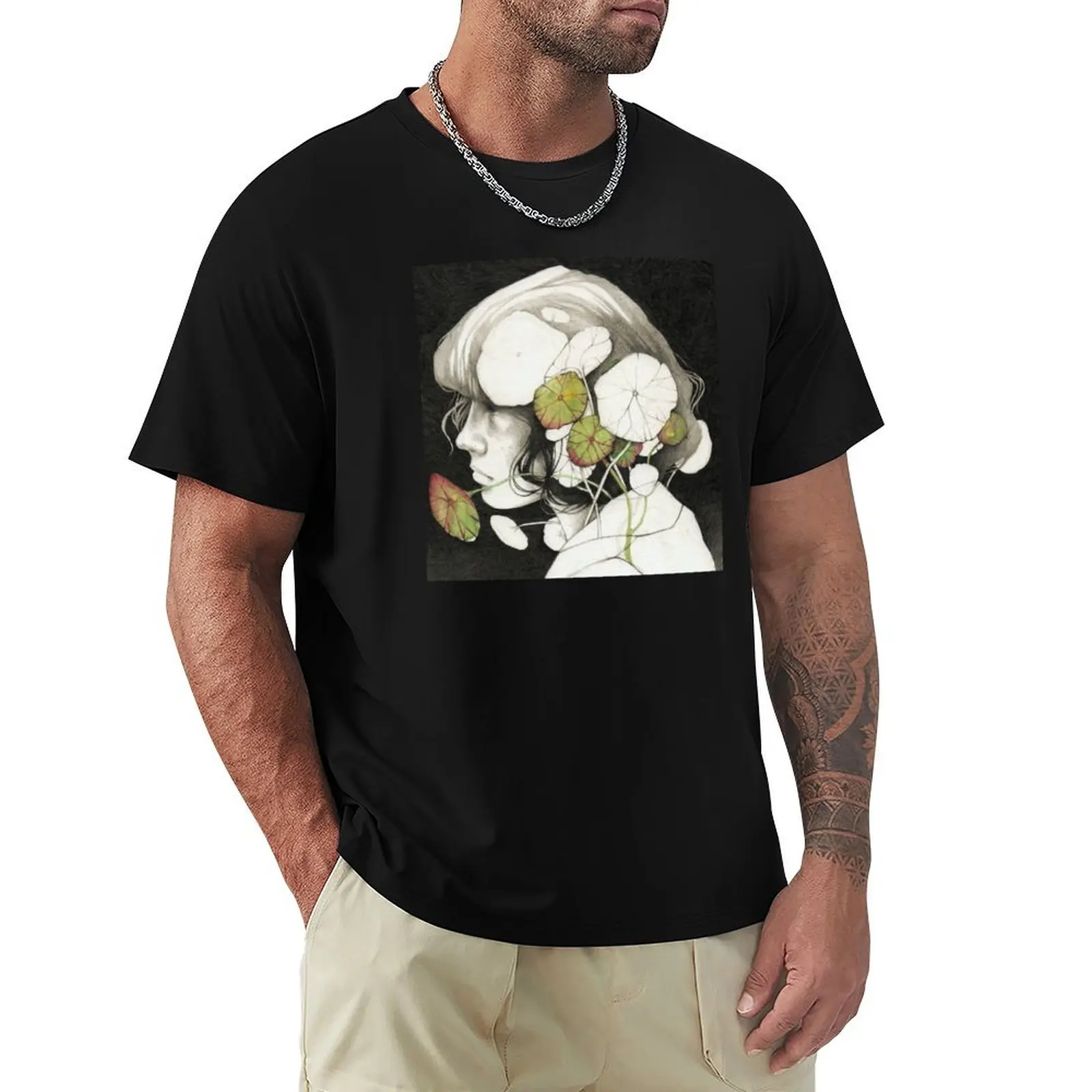 Nature Involved T-Shirt Basic Solid Color Casual Tee Shirt