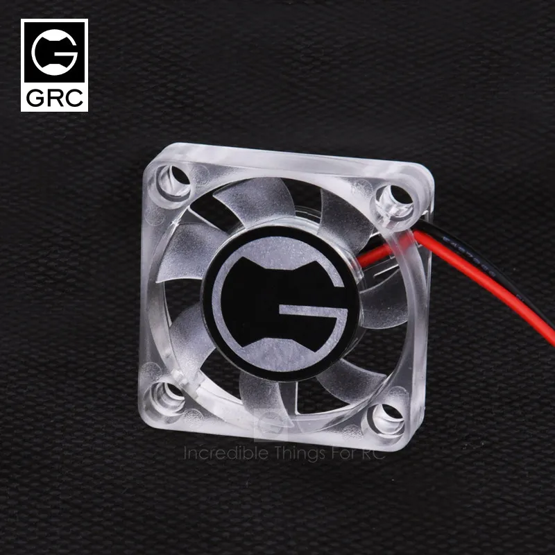 GRC transparent cooling fan with heat sensor motor/electrically adjustable small fan # GAX0065/0059D