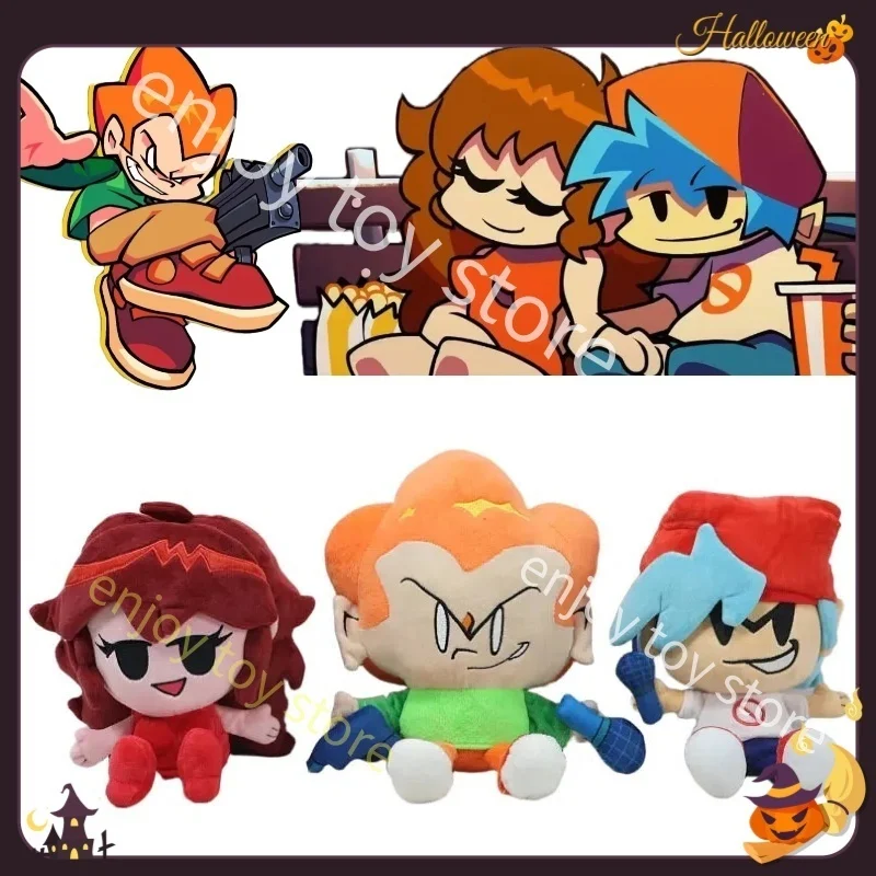 Kawaii FNFs Nene Pico Darnell أفخم مضحك ليلة الجمعة Funkin Plushies أنيمي محشوة الدمى للطفل عيد الميلاد عيد الميلاد لعبة هدية #1