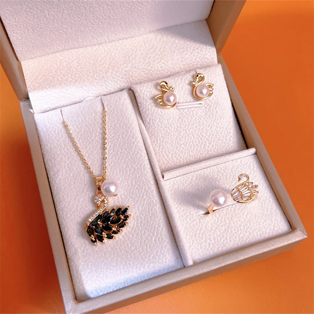 

14k Gold Injection New Set Series Exclusive New Product Natural High Quality Freshwater Pearl