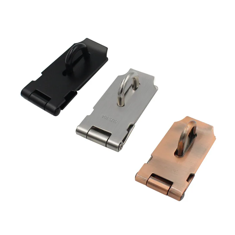 

1 шт., противоугонная пряжка для дверного замка, аксессуары для дверной и оконной фурнитуры, предохранительный болт, пряжка, утолщенная пластина замка из нержавеющей стали