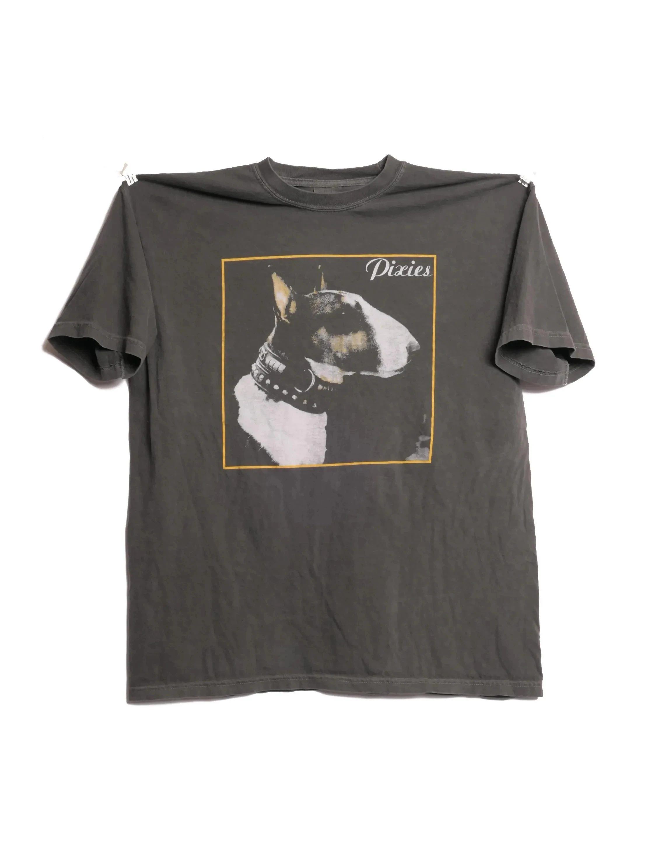 Pixies Here Comes Your Man Tee Ultra Faded Post Punk Alternative Noise Grunge Band Shirt Bull Terrier Dog Shoegaze Album Cover