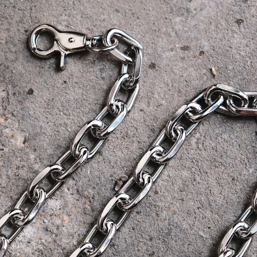 ヒップホップダンスウエストチェーン、重ね付けメタルパンクロックチェーンキーホルダー、ウエストキーホルダー、トレンディな個性派タイドパンツアクセサリー