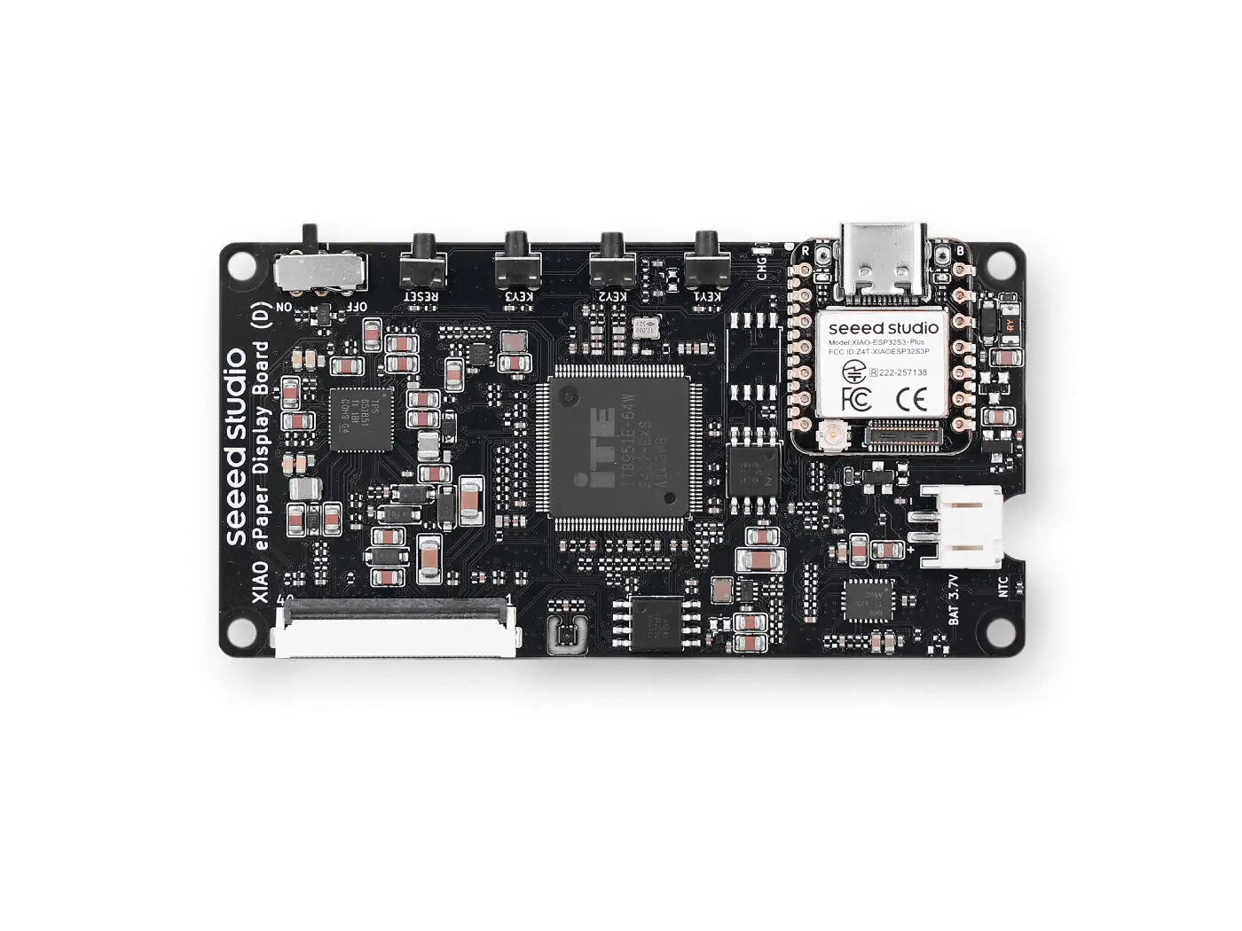 XIAO EPaper Display Board EE03 for 10.3' Monochrome EInk EPaper Display, by XIAO ESP32-S3 Plus, for Low-Power EPaper Projects