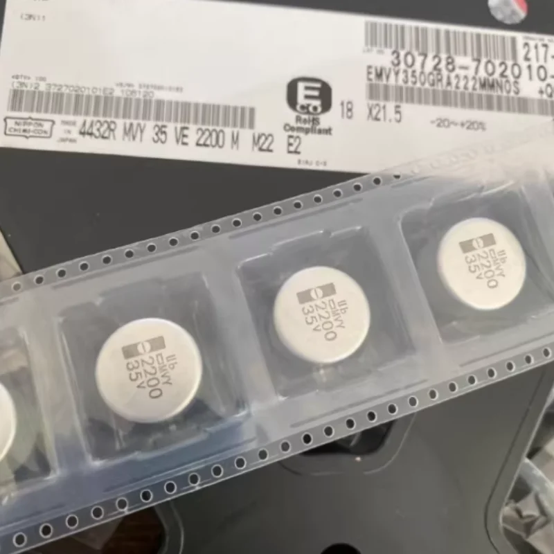 

10-100 шт. 2200 мкФ 35В Японский SMD-конденсатор Black Diamond 35V2200UF 18*21.5 MVY