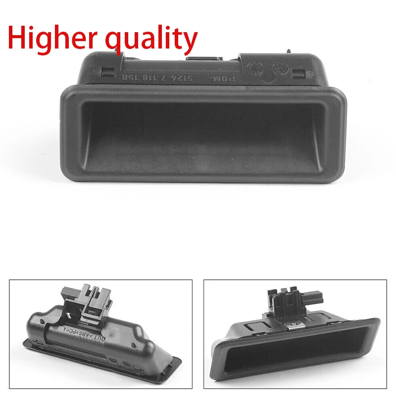 

Black New For BMW E60 E90 E91 E92 E93 E70 E71 Car Rear Boot Trunk Lock Handle Control Release Switch 7118158 51247118158