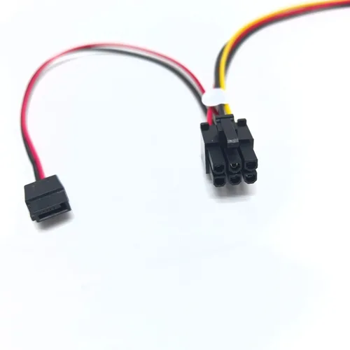 Imagen 2 del producto Cable de alimentación para unidad de DVD SSD SATA HDD de 6P a 2 15P para ordenador Prodesk 280 282FG3 290 G1 600 680 800 400 480 G1 G5 G3 G4 G5 G7 SFF