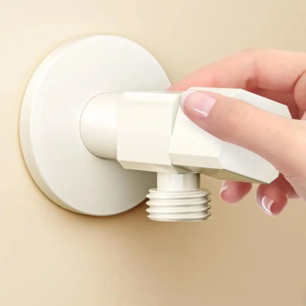 

Латунный угловой кран G1/2 с медным корпусом, кремово-белый, быстродействующий, трехходовой, для ванной комнаты