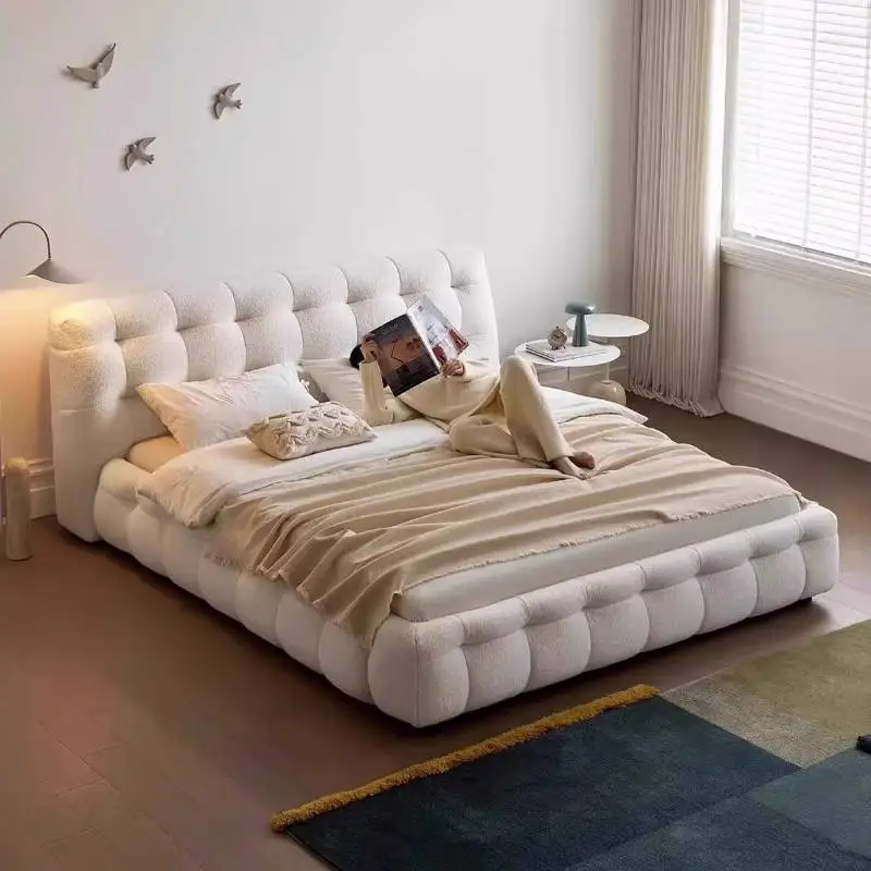 Insert White European Double Bed Set Cheap Kids Adults Bedroom Double Bed Storage Luxury Modern Schlafzimmer Bett Home Furniture