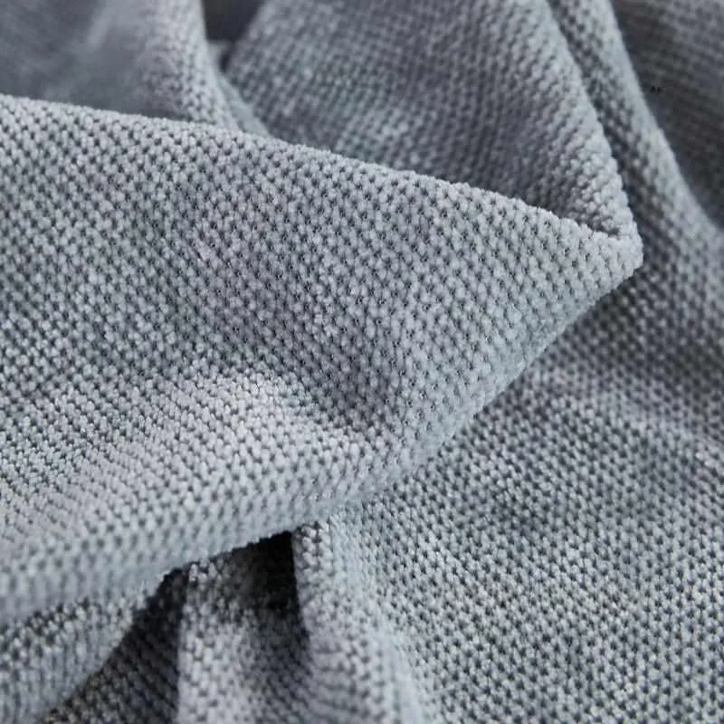 Universal Sofa Cover Elastic Non-Slip Static-Dissipative All-Season Snow Velvet Cushion Protector Dustproof Home Fabric