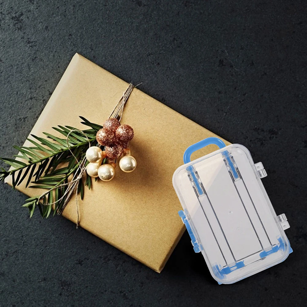 

6 Pcs Trolley Case Wedding Candies Box Party Shower Favors Suitcases Mini Decor Travel Themed Decorations Desktop Storage