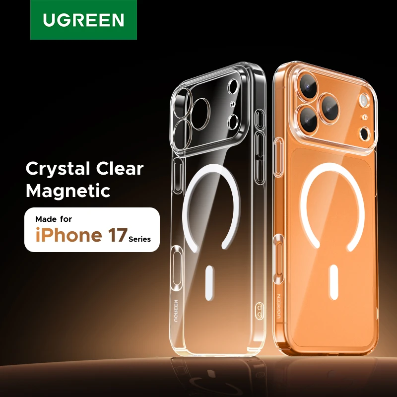 

Магнитный чехол UGREEN для iPhone 17 Pro, противоударный чехол для iPhone 17, 16, 15, 14 Pro Air 17 pro max, чехол Magsafe Macsafe