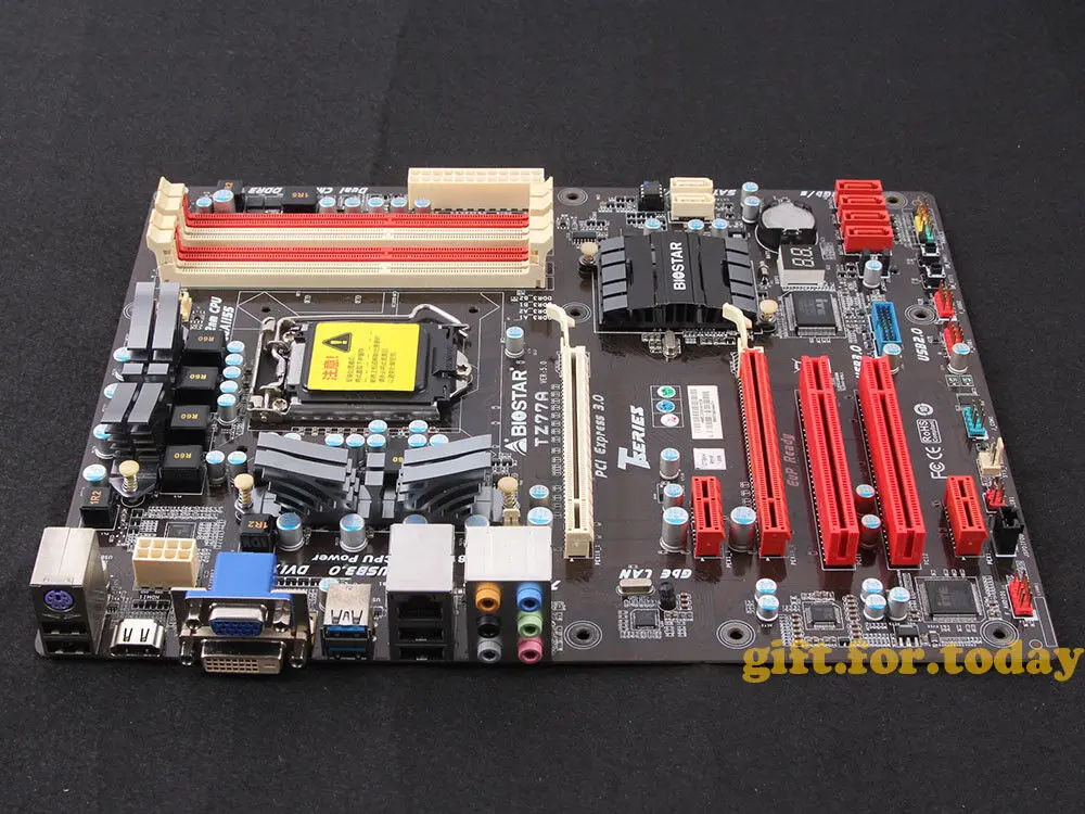 Carte mère originale pour Biostar TZ77A Intel Z77, LGA 1155 DDR3