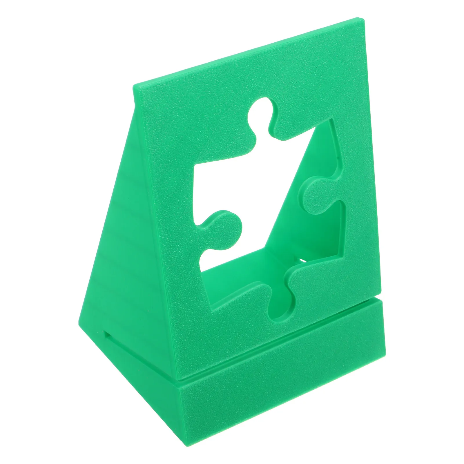 

Stable Puzzle Box Lid Holder - Green Minimalist Design for Adult - Versatile Jigsaw Puzzle Stand Compatible with Large