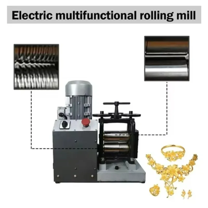 2025/مجوهرات مطحنة المتداول الكهربائية مع رئيس واحد Lakimi 130 مللي متر مصنع المورد 2HP أدوات المجوهرات LK-RME01 #6