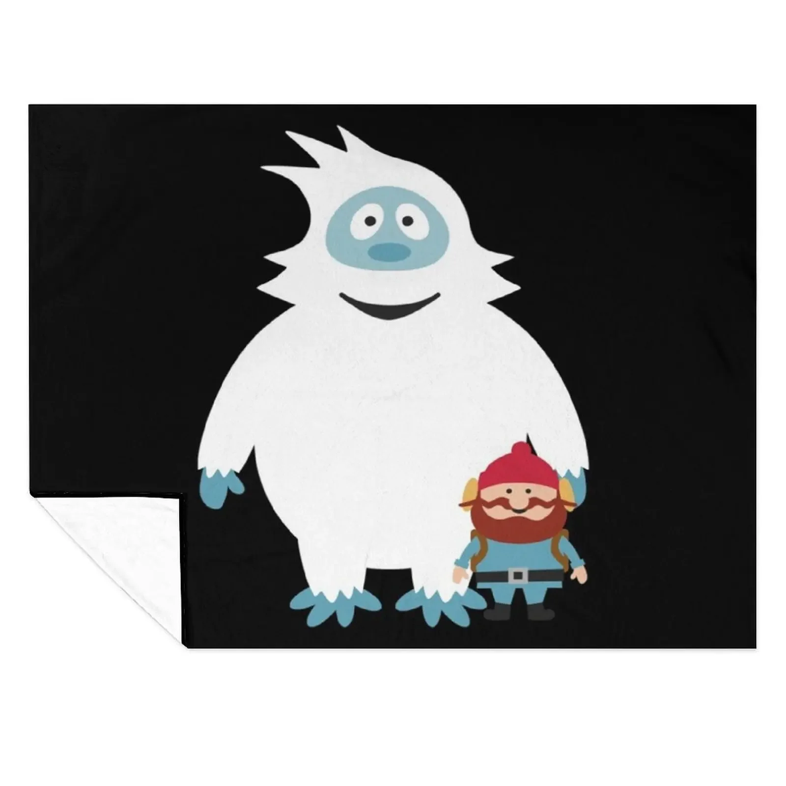 

Abominable Snowman Friend T-Shirt Throw Blanket Thermals For Travel Stuffeds Soft Bed linens Blankets