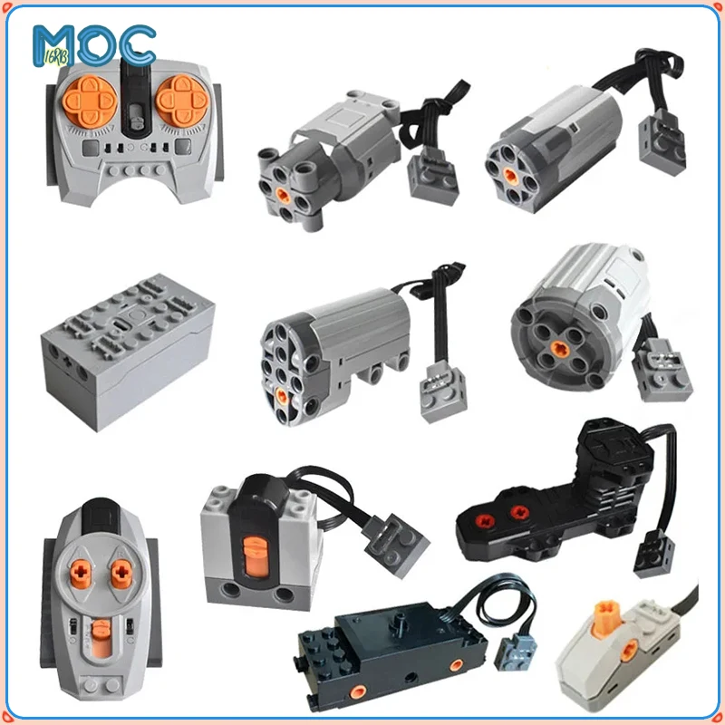 Technical Motor Parts Multi Power Functions 8293 8883 Tool Servo Train Motor PF Model Sets Building Blocks Compatible brand