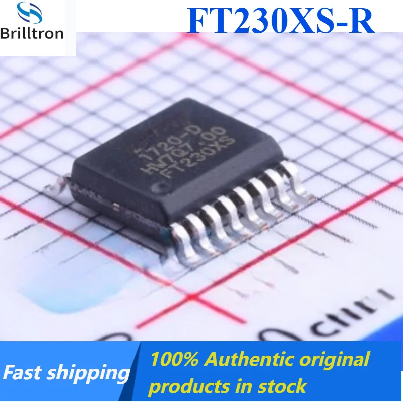 1/5/10PCS NEW FT230XS FT230 FT230XS-R 230XS SSOP-16-USB Converter Chip, Original and In Stock, Fast Shipping.