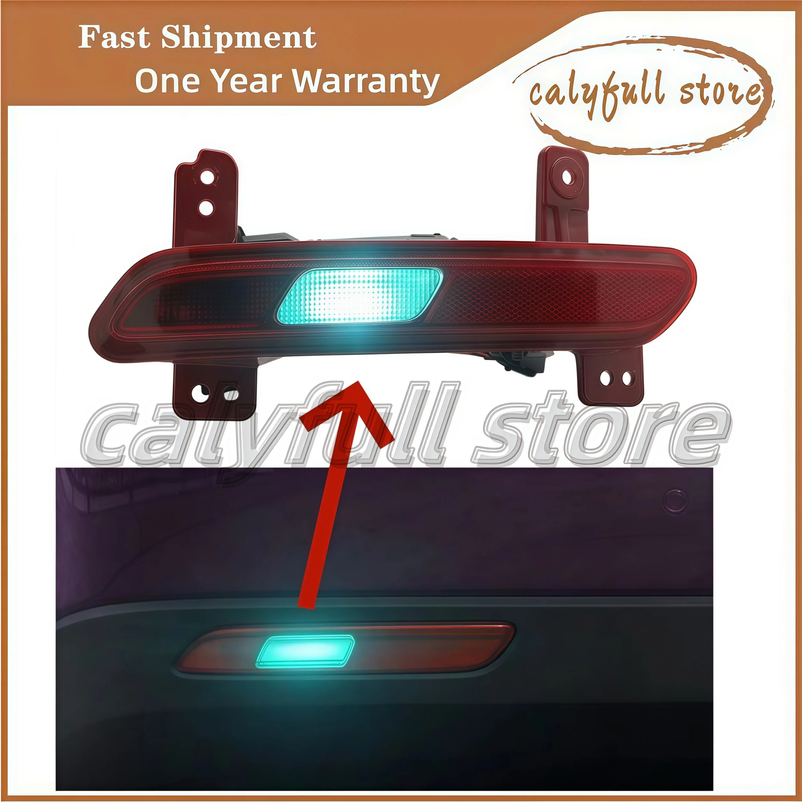 Rear Fog Light Reflector Reversing Light Lamp Warning Signal Lamp For Leapmotor B10 2025-2026 Rear Bumper Light Lamp