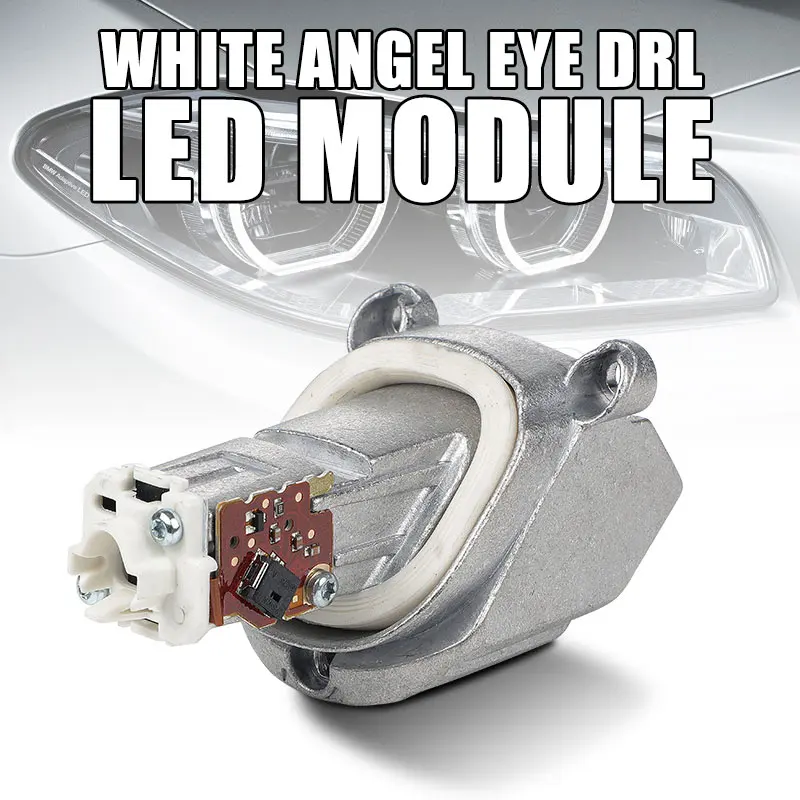 White Yellow Daytime Driving Light DRL LED Module Headlight for BMW 5 Series 2014-2016 F10 F11 LCI 7343876 18592200 63117343876