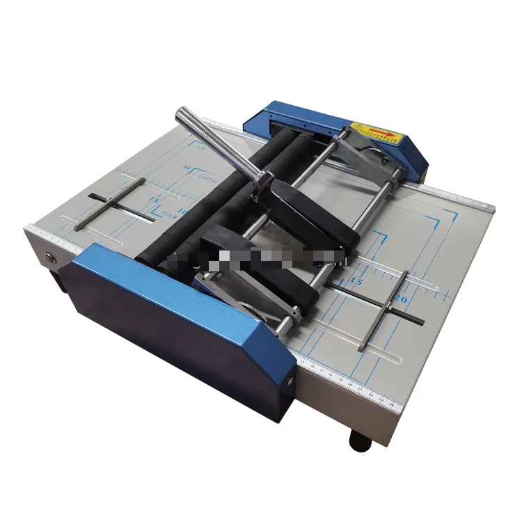 

#office equipment electric staple machine paper stapling and folding machine booklet making machine for A 4 size
