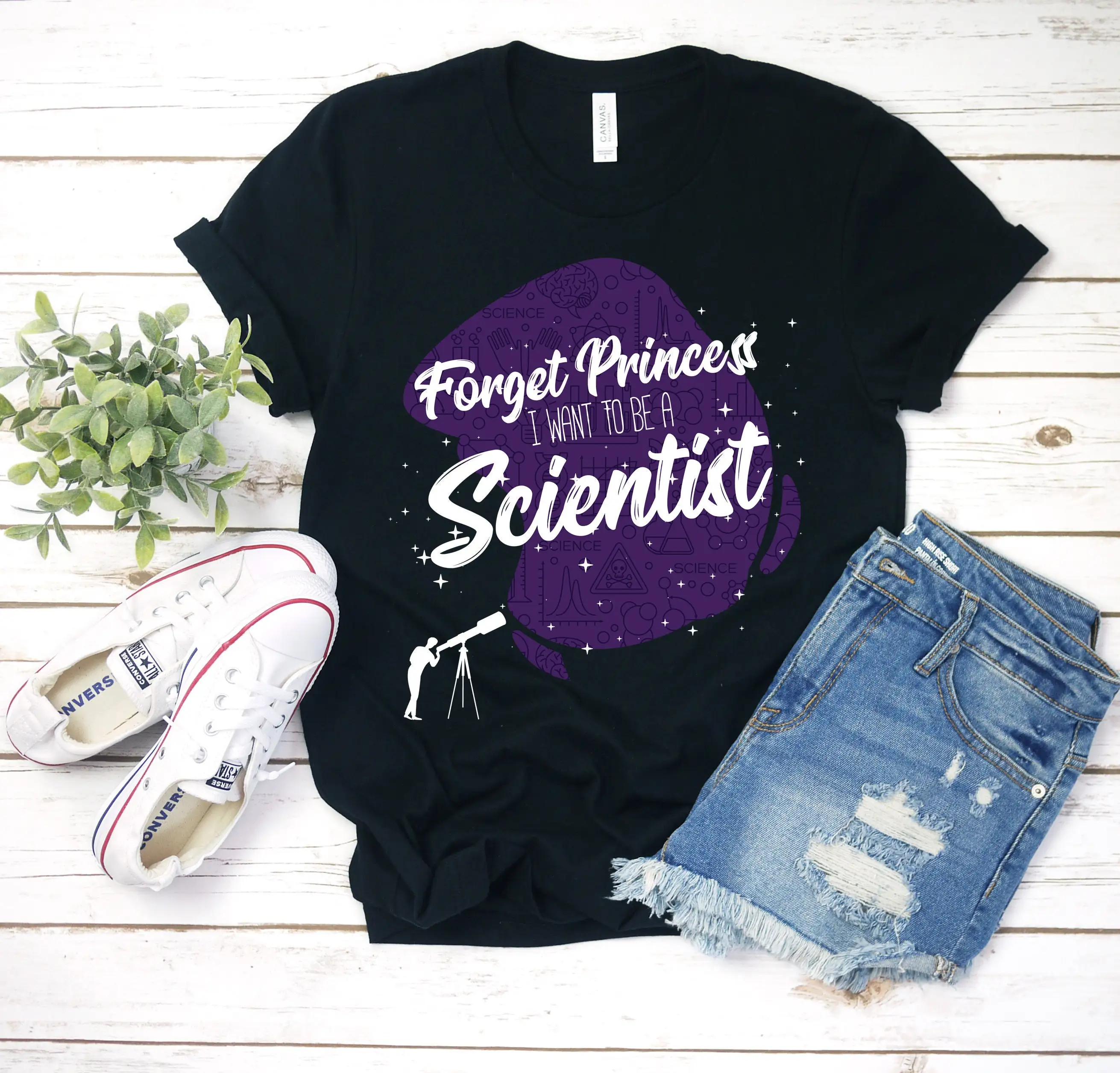 Funny Science T Shirt Scientist Rules Nerd Humor Crop Chemistry Physics Student Teacher S Geek Club Party Present