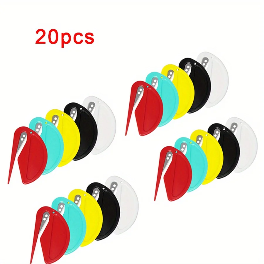 

20 шт., универсальный нож, портативный нож для открытия букв, нож для распаковки, практичный нож, многофункциональный карманный нож