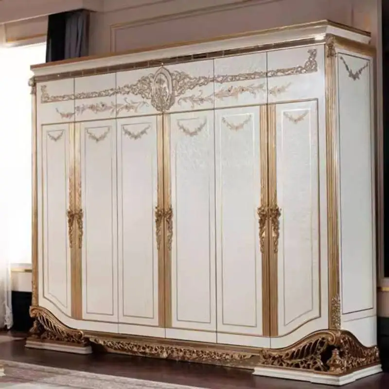 Long Modern Wardrobes Closet Wooden Doors Small Saving Drawers Wardrobes Storage Space White Guarda Roupas Furniture For Home