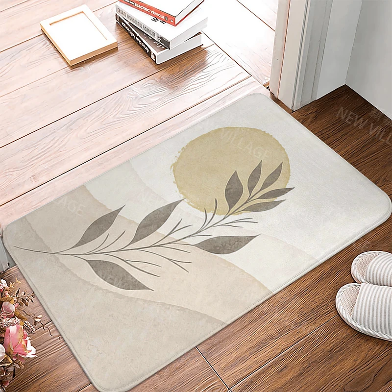 Anti-slip Bath Mat Bathroom Small Rug Shower Mat Home Decor Door Mat Kitchen mat Bedroom Entrance Room Mats boho abstract modern