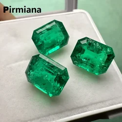 Pirmiana 3.0-3.5ct Top Quality Colombia Color Lab Grown Emeralds with Nice Inclushions Like Natrual Gems
