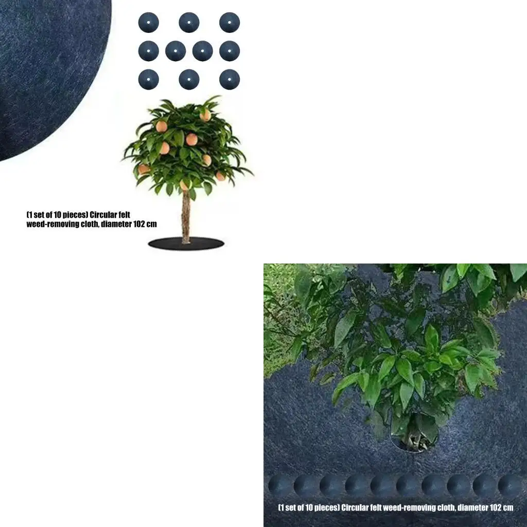 L43A Round Cover Disc with Side Slit for Flower Pots and Garden Projects
