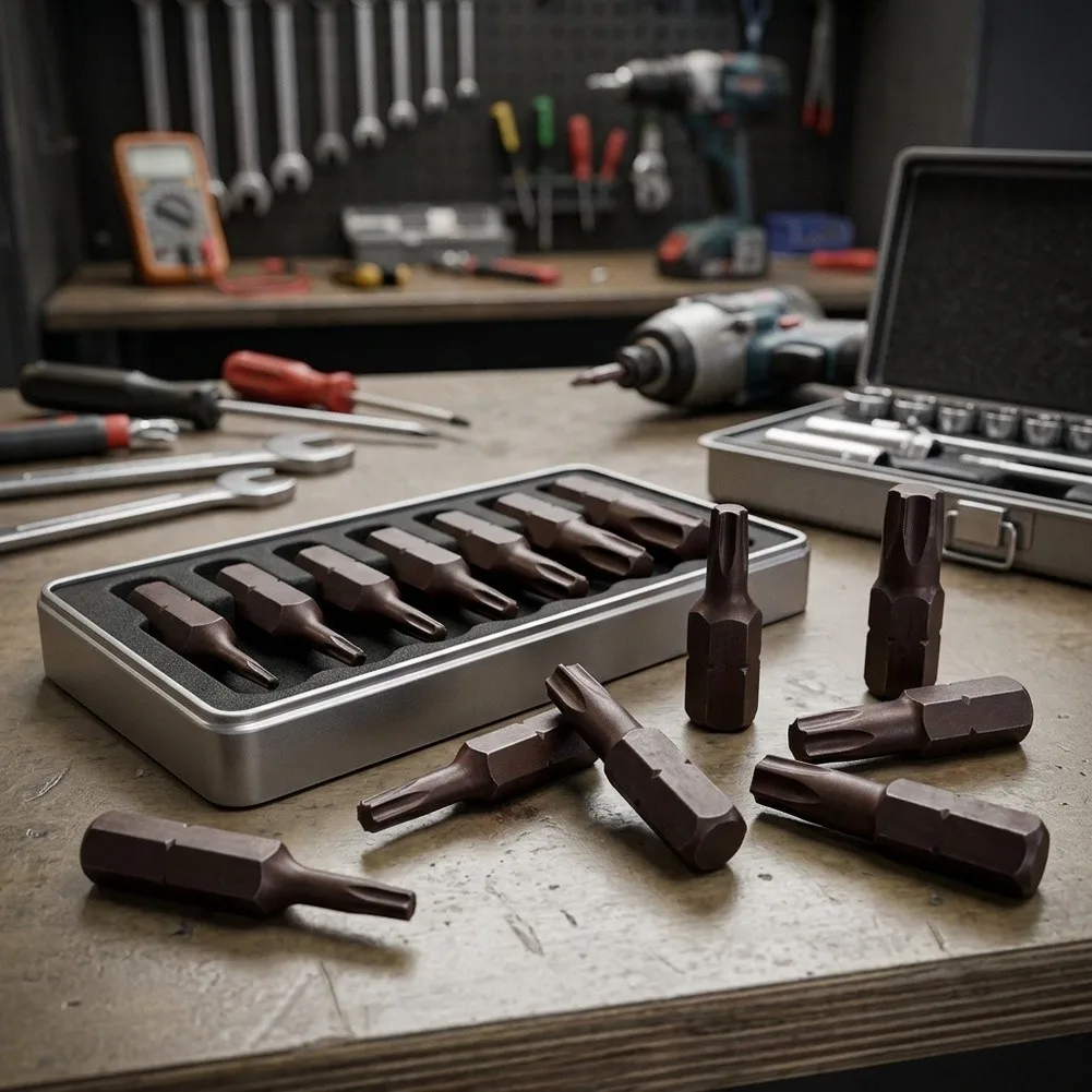 For Automotive Workshops Short Head Screwdriver Bits 18mm Short Head Screwdriver Bits Tool Accessory Alloy Steel Driver Bits