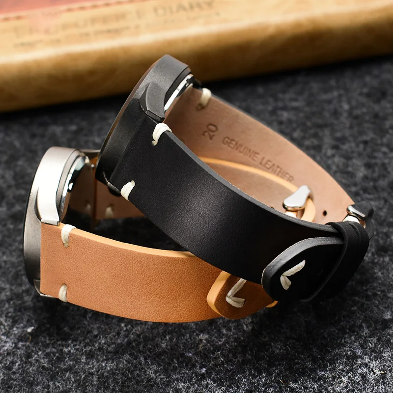 18mm 20mm 22mm FOR RADO Inheritance Cook Captain ORIS Reproduction Hamilton Handmade Retro Universal Leather Watch Strap