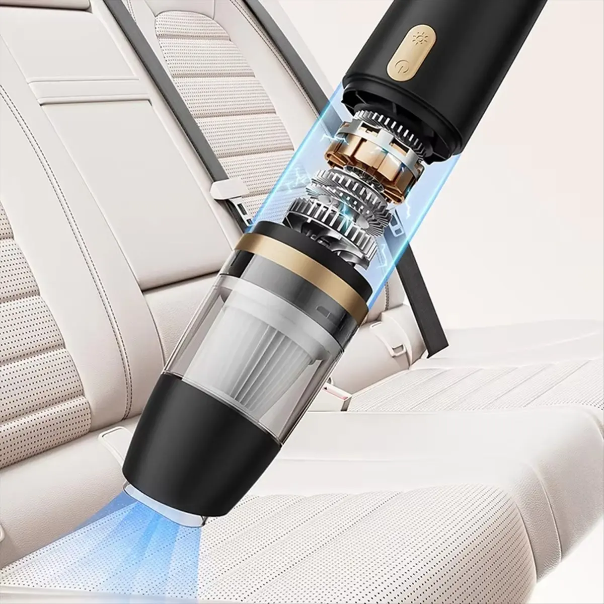 【Like】  Rechargeable Handheld Vacuum Cleaner,Portable, Wireless, Dual-Purpose for Car and Home,Large Suction Force Dust Catcher