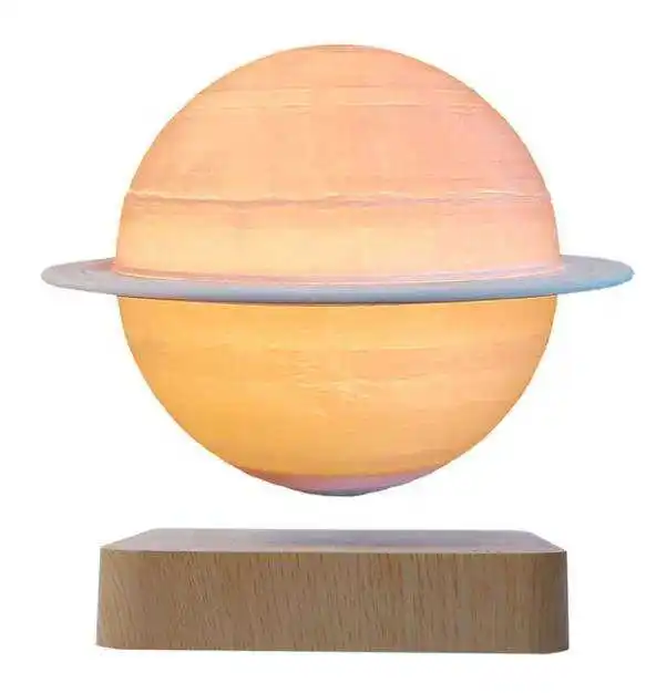 Hot Selling Industrial 3D Printing Magnetic Levitating Moon LED Table Lamp Birthday Gift Remote Control Bedroom Decoration Night