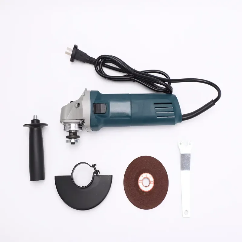 Professional Customizable Electric Angle Grinder 100mm High Power Compact Design for Metal Wood Cutting Grinding Polishing