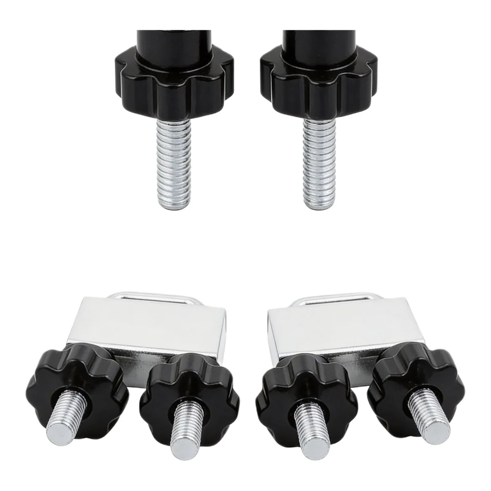 4PCS U Type Hose Clamp Set For Automotive Pipe Water Oil Tube Repair Tool Kit With Strong Grip For Car Maintenance Tasks